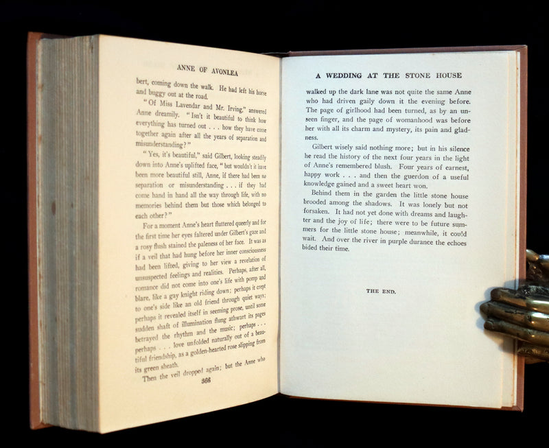 1913 Rare Early Edition - ANNE of AVONLEA by Lucy Maud Montgomery.