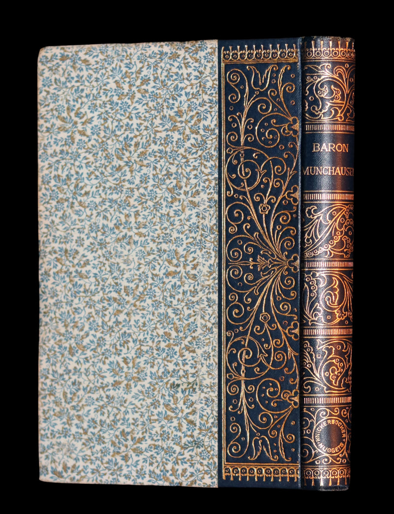 1890 Rare Book - The ADVENTURES of Baron MUNCHAUSEN profusely illustrated.