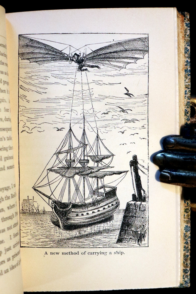 1890 Rare Book - The ADVENTURES of Baron MUNCHAUSEN profusely illustrated.