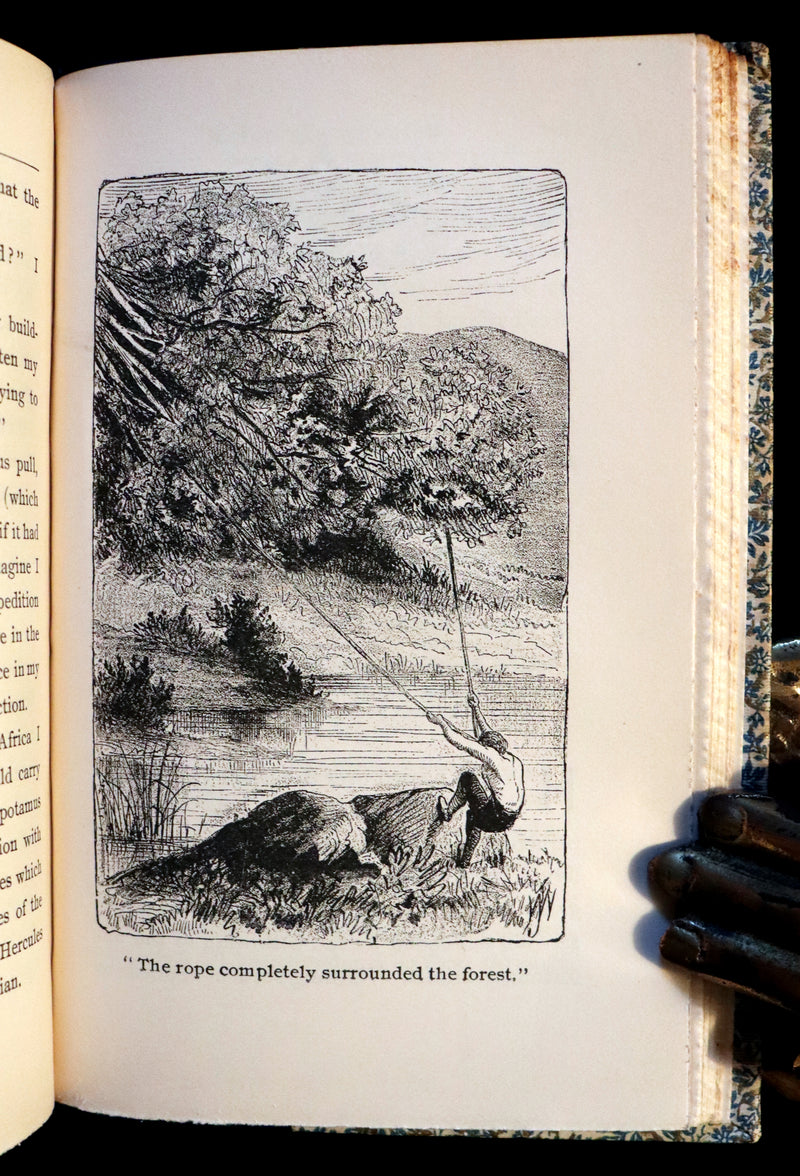 1890 Rare Book - The ADVENTURES of Baron MUNCHAUSEN profusely illustrated.