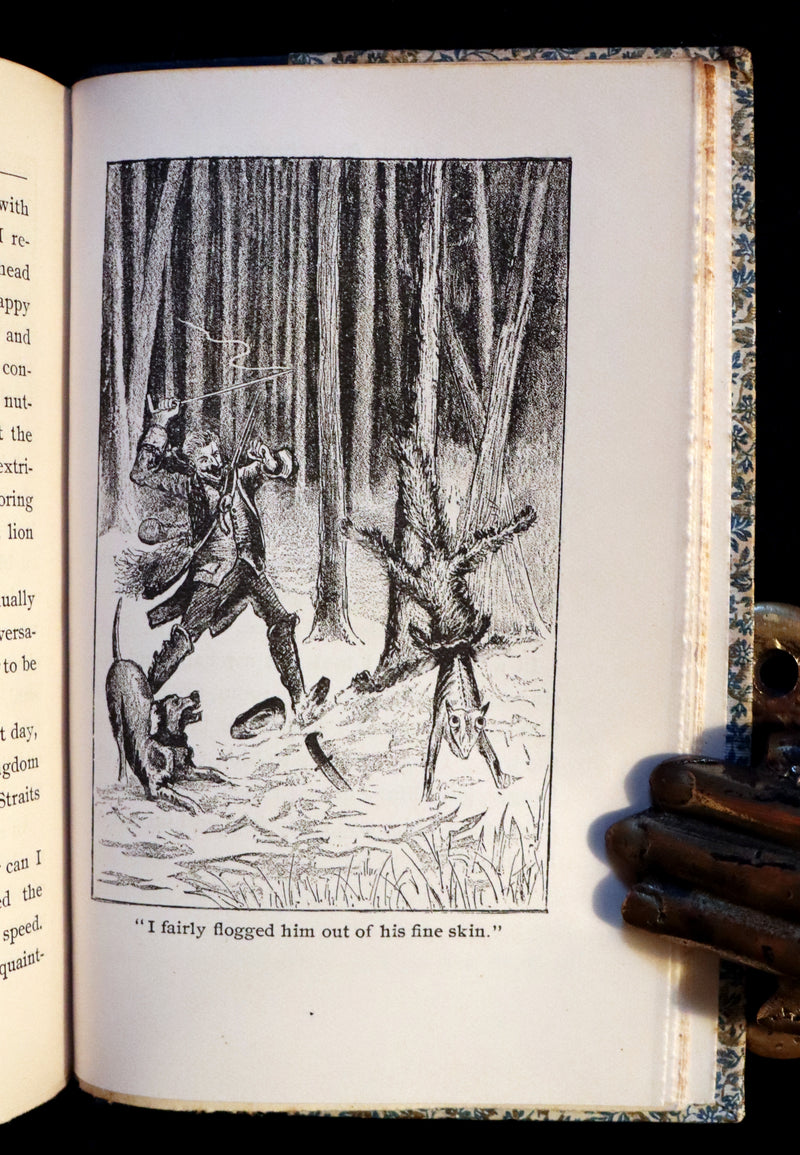 1890 Rare Book - The ADVENTURES of Baron MUNCHAUSEN profusely illustrated.