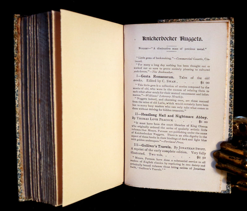 1890 Rare Book - The ADVENTURES of Baron MUNCHAUSEN profusely illustrated.