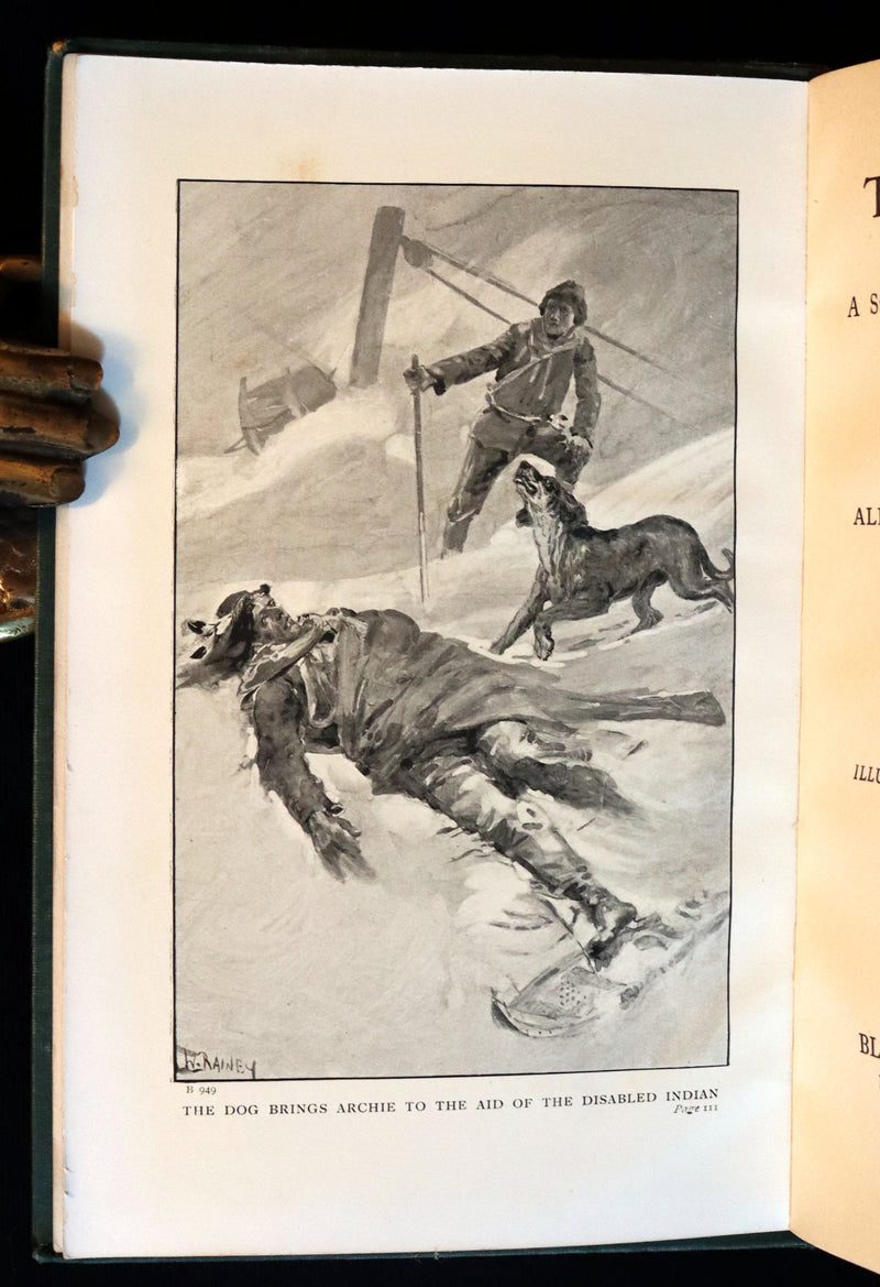 1908 Rare 1stED Book - The White Trail A Story of the Early Days of Klondike by Alexander MacDonald.