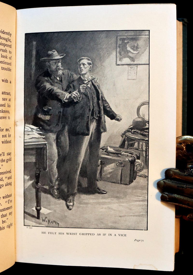 1908 Rare 1stED Book - The White Trail A Story of the Early Days of Klondike by Alexander MacDonald.