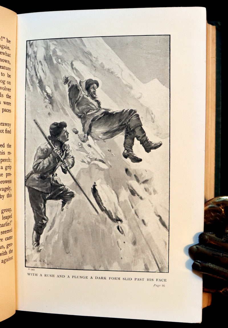 1908 Rare 1stED Book - The White Trail A Story of the Early Days of Klondike by Alexander MacDonald.