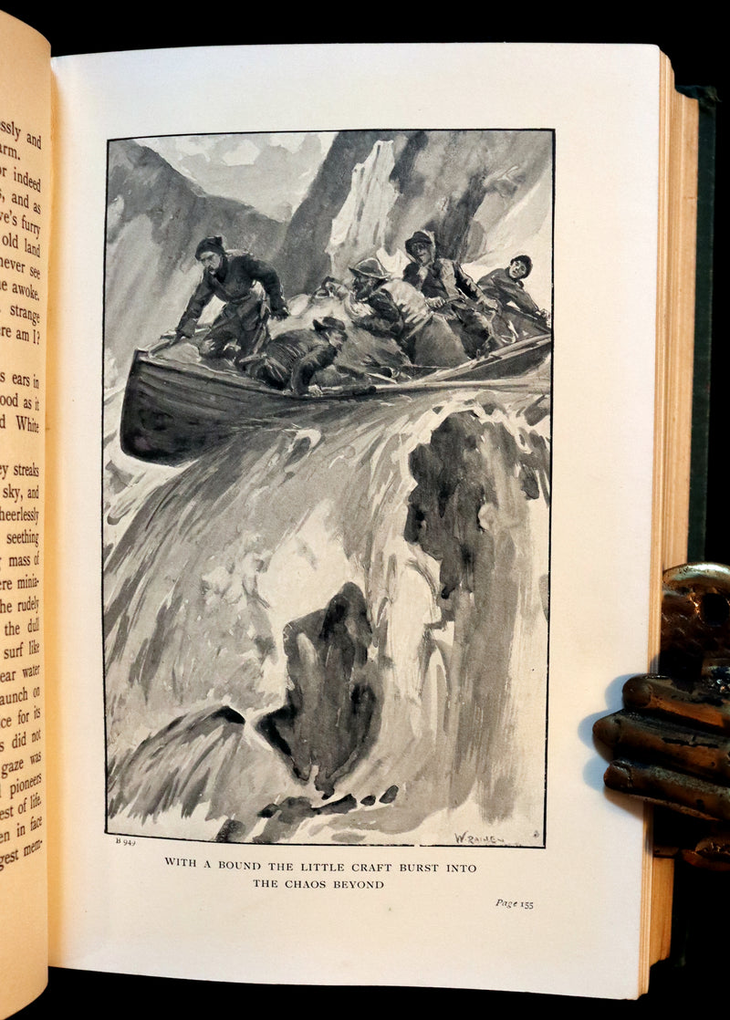 1908 Rare 1stED Book - The White Trail A Story of the Early Days of Klondike by Alexander MacDonald.