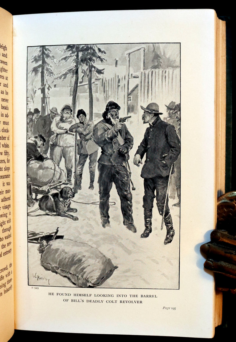 1908 Rare 1stED Book - The White Trail A Story of the Early Days of Klondike by Alexander MacDonald.