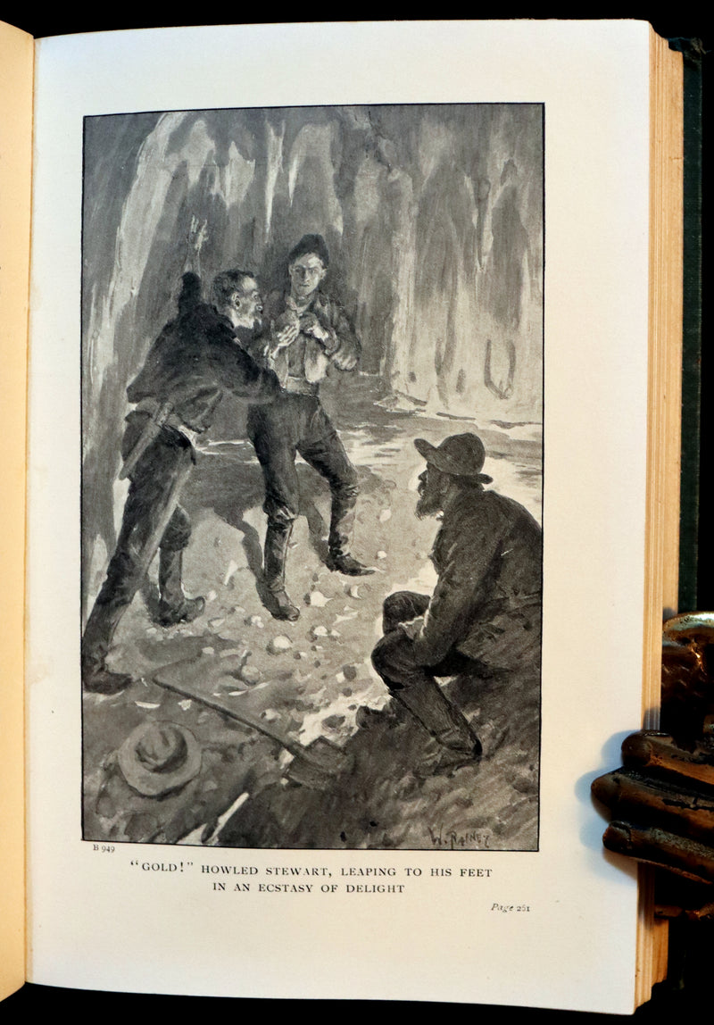 1908 Rare 1stED Book - The White Trail A Story of the Early Days of Klondike by Alexander MacDonald.