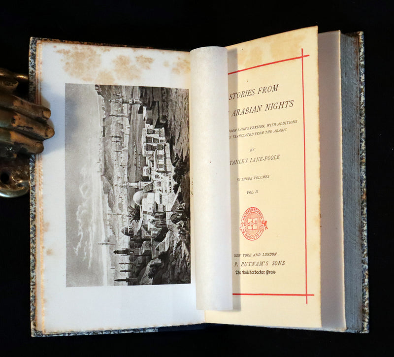 1890 Scarce Book set -  STORIES From The ARABIAN NIGHTS selected from the Lane's version.