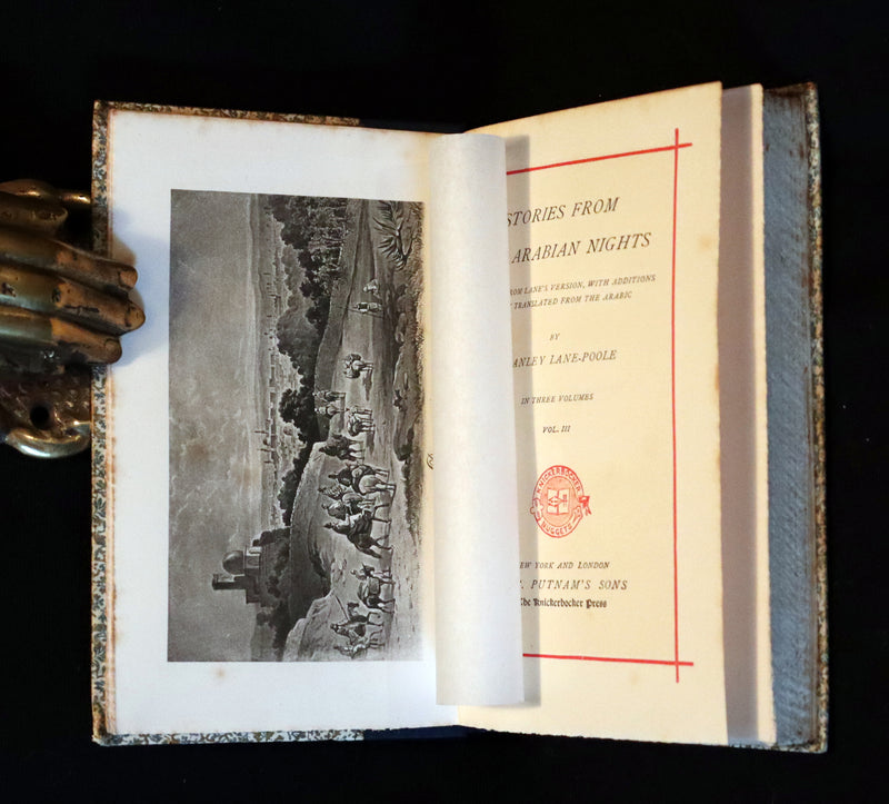 1890 Scarce Book set -  STORIES From The ARABIAN NIGHTS selected from the Lane's version.