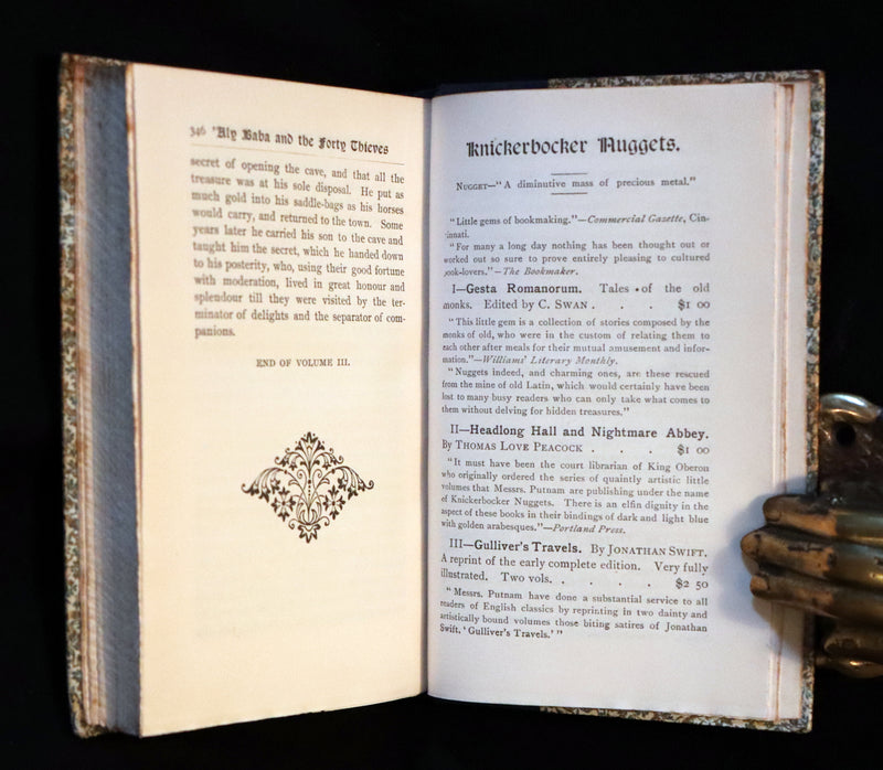 1890 Scarce Book set -  STORIES From The ARABIAN NIGHTS selected from the Lane's version.
