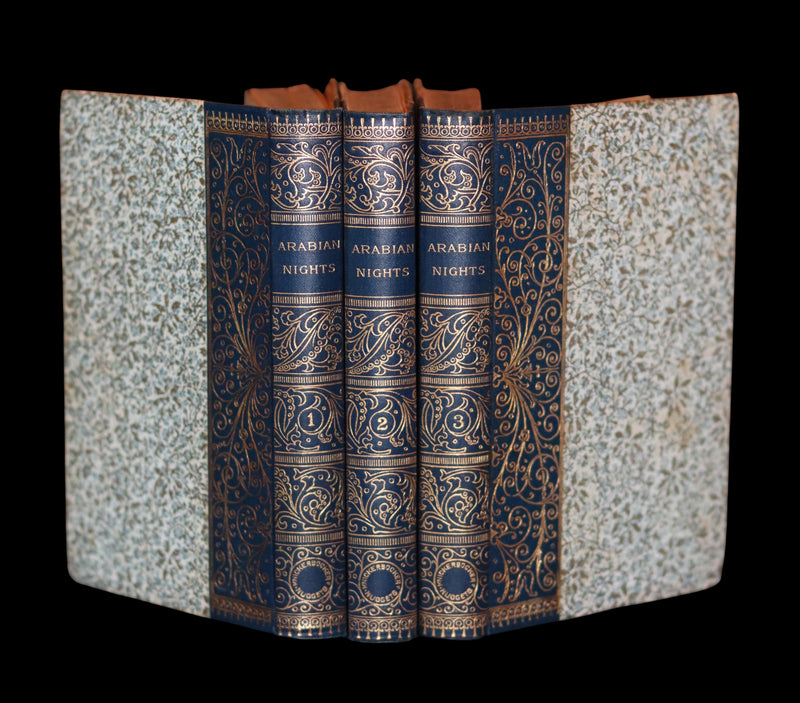 1890 Scarce Book set -  STORIES From The ARABIAN NIGHTS selected from the Lane's version.