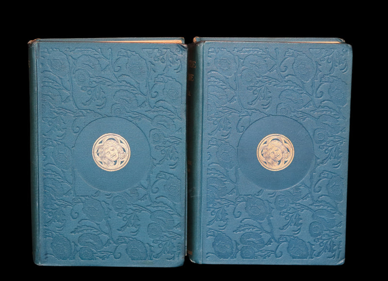 1895 Rare Book set - Notre-Dame de Paris - The Hunchback of Notre-Dame by Victor Hugo. Gothic.