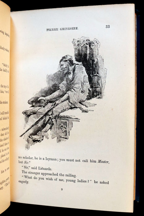 1895 Rare Book set - Notre-Dame de Paris - The Hunchback of Notre-Dame by Victor Hugo. Gothic.