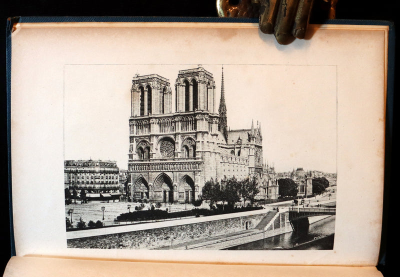 1895 Rare Book set - Notre-Dame de Paris - The Hunchback of Notre-Dame by Victor Hugo. Gothic.