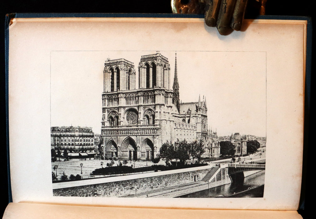 1895 Rare Book set - Notre-Dame de Paris - The Hunchback of Notre-Dame by Victor Hugo. Gothic.