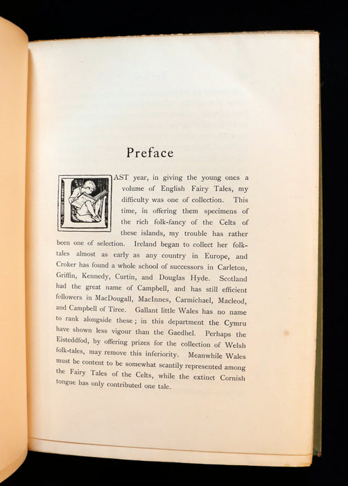 1892 Rare First Edition - CELTIC FAIRY TALES by Joseph Jacobs Illustrated by John D. Batten.