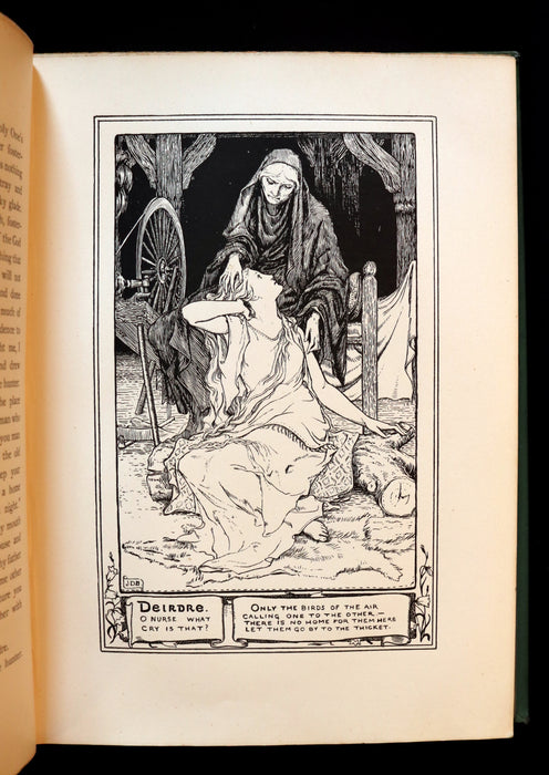 1892 Rare First Edition - CELTIC FAIRY TALES by Joseph Jacobs Illustrated by John D. Batten.