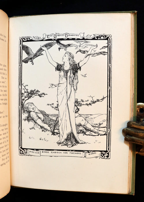 1892 Rare First Edition - CELTIC FAIRY TALES by Joseph Jacobs Illustrated by John D. Batten.