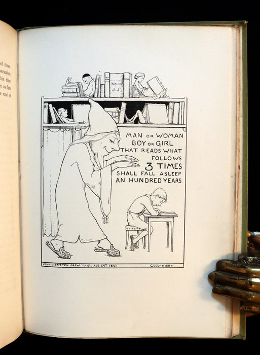 1892 Rare First Edition - CELTIC FAIRY TALES by Joseph Jacobs Illustrated by John D. Batten.