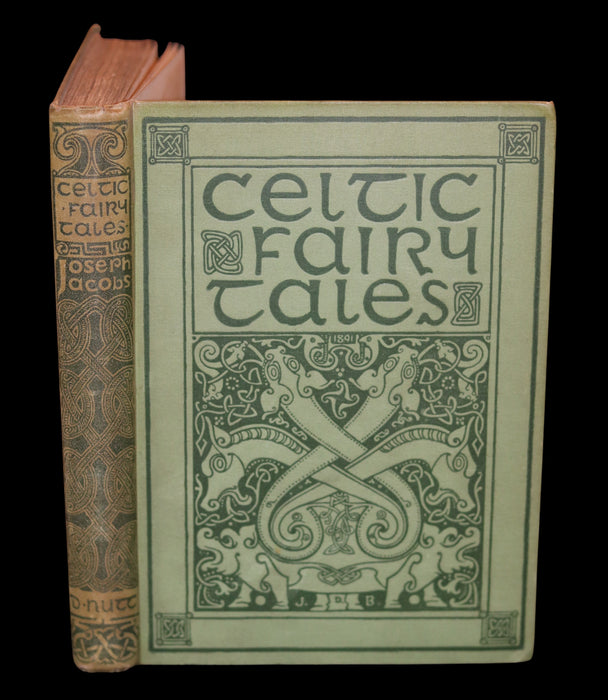 1892 Rare First Edition - CELTIC FAIRY TALES by Joseph Jacobs Illustrated by John D. Batten.