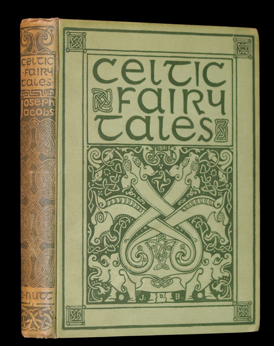 1892 Rare First Edition - CELTIC FAIRY TALES by Joseph Jacobs Illustrated by John D. Batten.