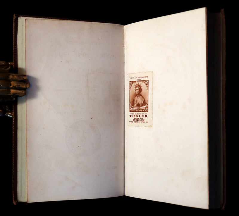 1859 Scarce Book - THE TRILOGY, OR DANTE'S THREE VISIONS - INFERNO, OR THE VISION OF HELL.