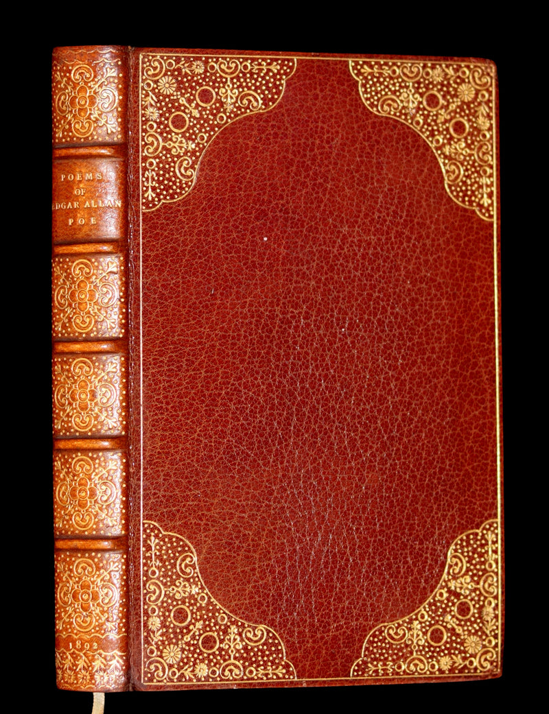 1892 Rare Book - The POEMS Of EDGAR ALLAN POE with An Essay on His Poetry by ANDREW LANG.