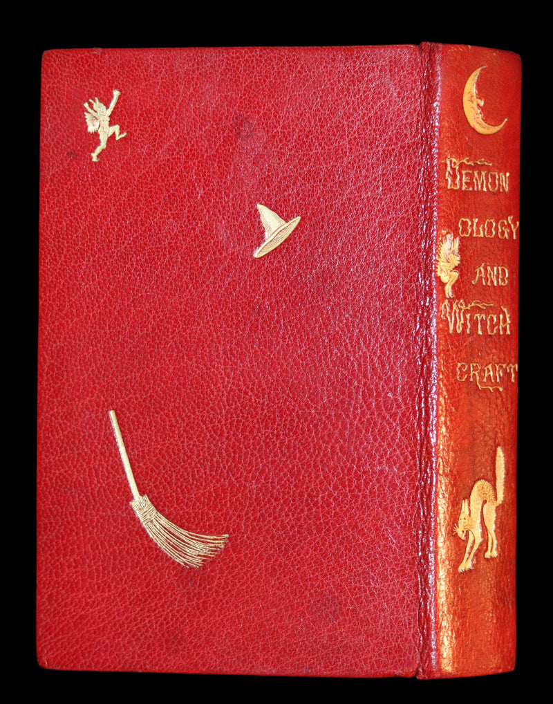 1830 1stED with 3 States illustrations by CRUIKSHANK - Letters on DEMONOLOGY & WITCHCRAFT by W. Scott bound by WOOD.