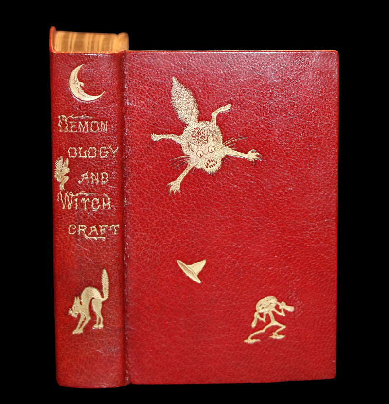 1830 1stED with 3 States illustrations by CRUIKSHANK - Letters on DEMONOLOGY & WITCHCRAFT by W. Scott bound by WOOD.