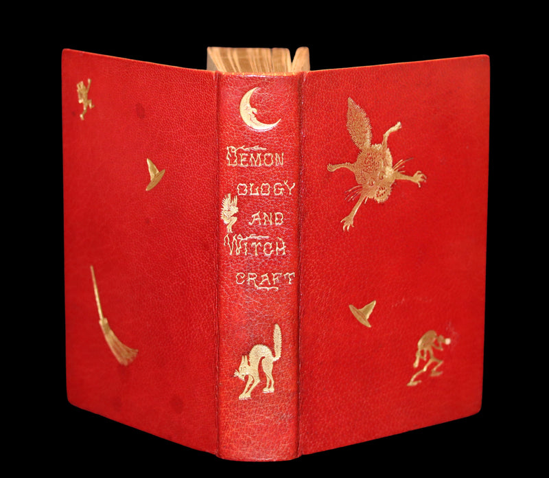 1830 1stED with 3 States illustrations by CRUIKSHANK - Letters on DEMONOLOGY & WITCHCRAFT by W. Scott bound by WOOD.