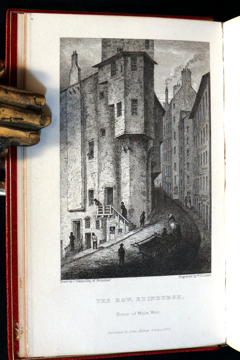 1830 1stED with 3 States illustrations by CRUIKSHANK - Letters on DEMONOLOGY & WITCHCRAFT by W. Scott bound by WOOD.