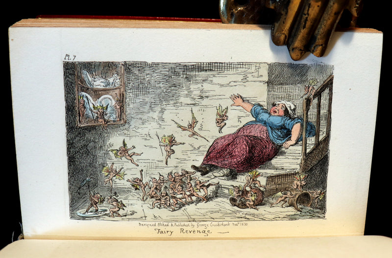 1830 1stED with 3 States illustrations by CRUIKSHANK - Letters on DEMONOLOGY & WITCHCRAFT by W. Scott bound by WOOD.
