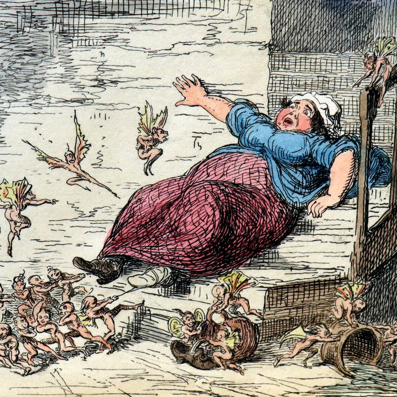 1830 1stED with 3 States illustrations by CRUIKSHANK - Letters on DEMONOLOGY & WITCHCRAFT by W. Scott bound by WOOD.