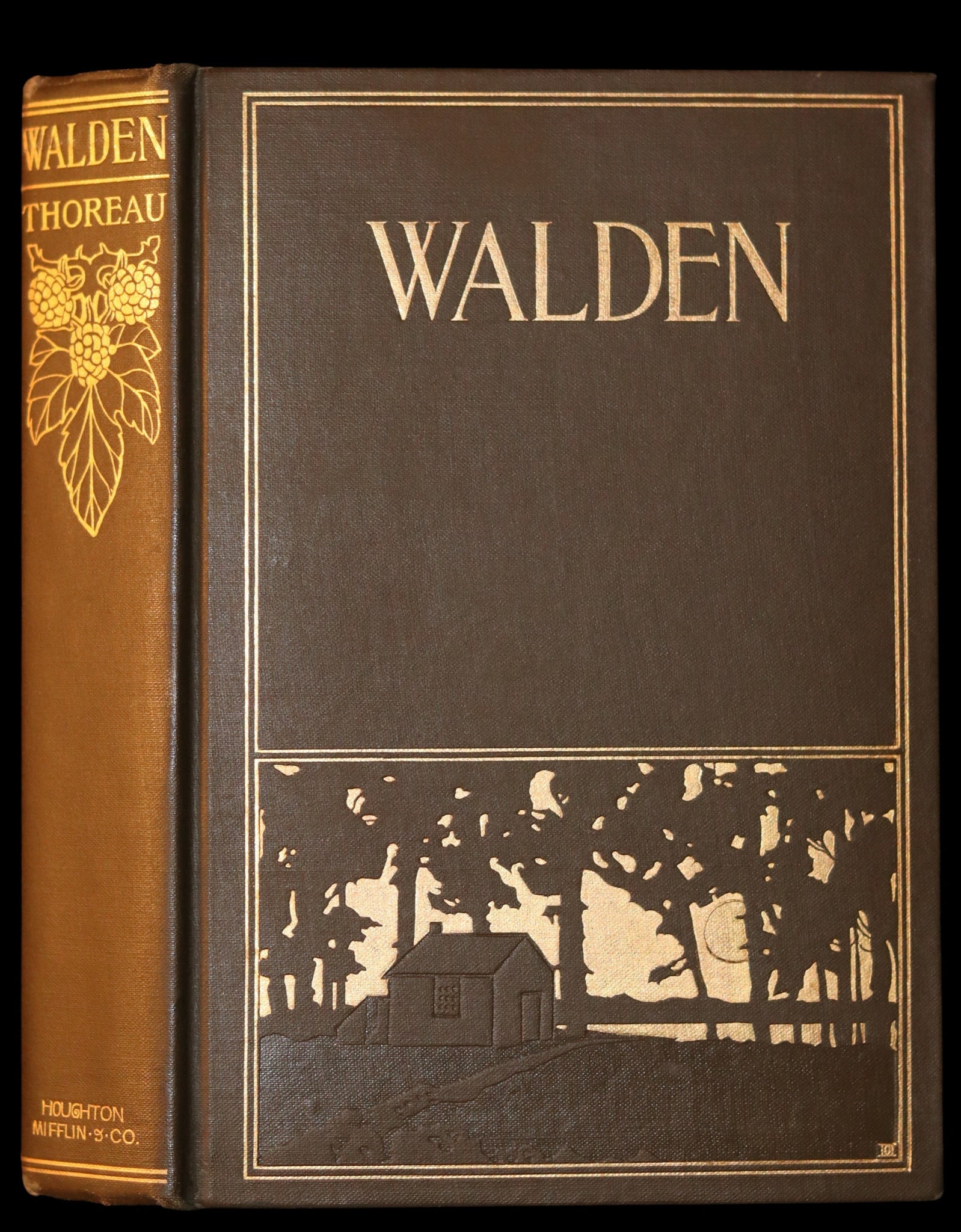1902 Scarce Edition - WALDEN or, Life in the Woods by Henry David Thoreau with 28 Illustrations.
