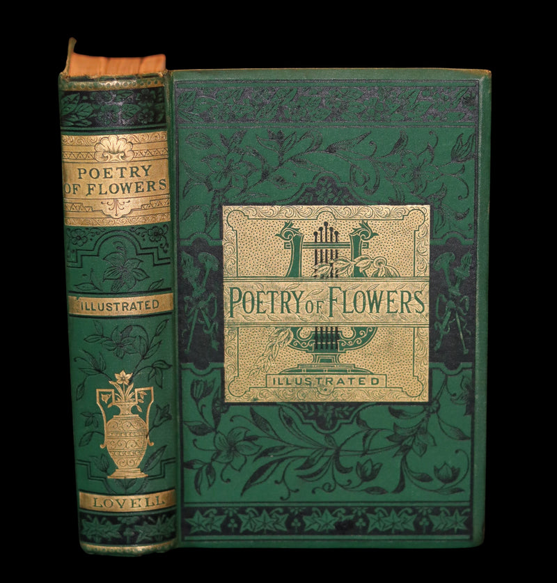 1881 Scarce Victorian Book - The LANGUAGE of FLOWERS and FLORAL POESY. A Book for All Seasons.