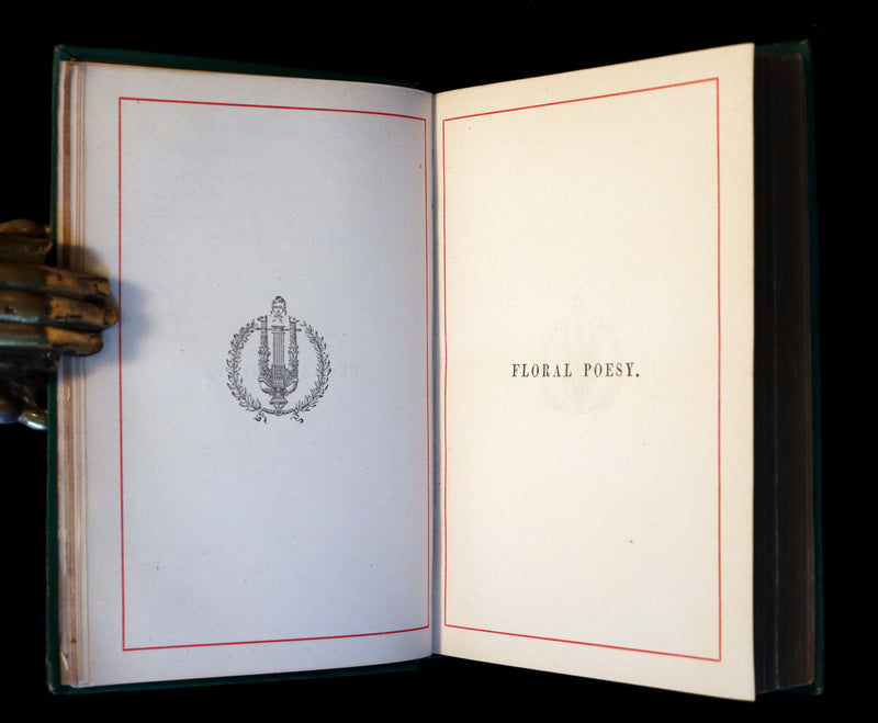 1881 Scarce Victorian Book - The LANGUAGE of FLOWERS and FLORAL POESY. A Book for All Seasons.
