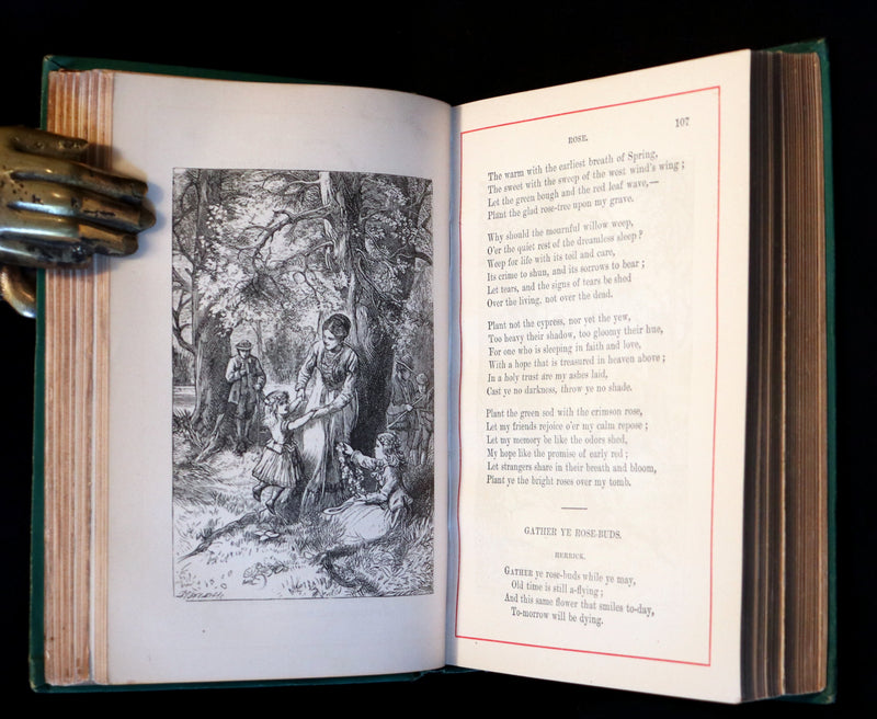 1881 Scarce Victorian Book - The LANGUAGE of FLOWERS and FLORAL POESY. A Book for All Seasons.