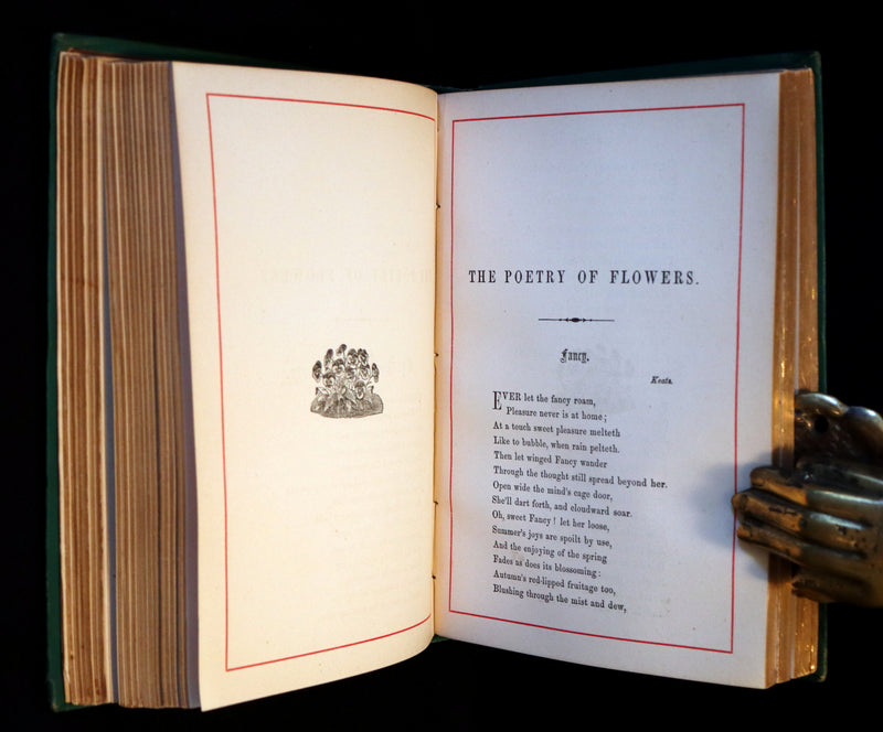 1881 Scarce Victorian Book - The LANGUAGE of FLOWERS and FLORAL POESY. A Book for All Seasons.