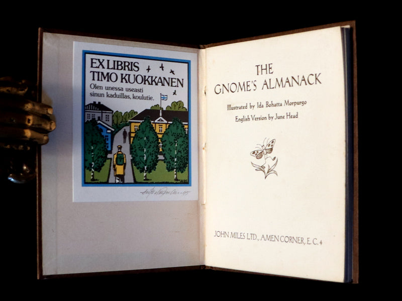 1936 Scarce First Edition - THE GNOME'S ALMANACK by Ida Bohatta.