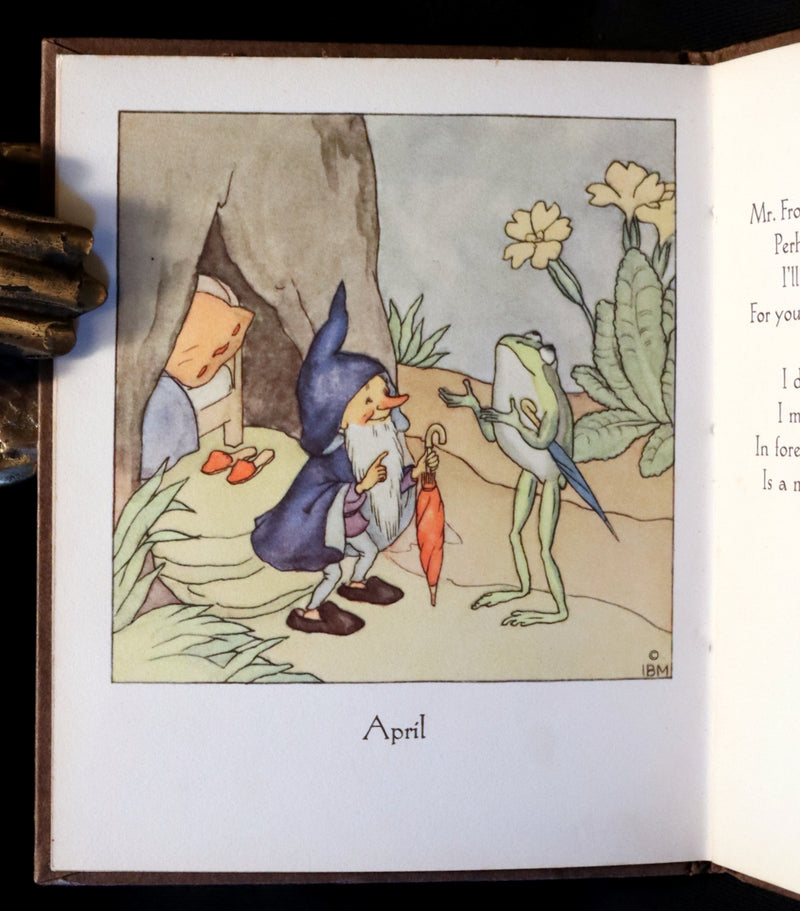 1936 Scarce First Edition - THE GNOME'S ALMANACK by Ida Bohatta.