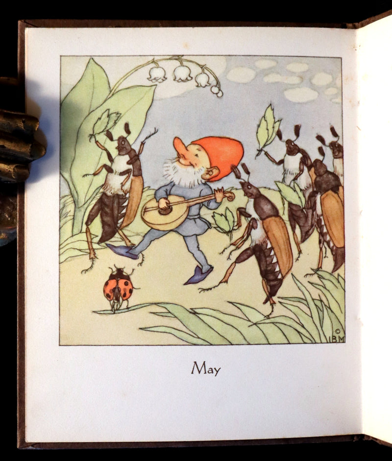 1936 Scarce First Edition - THE GNOME'S ALMANACK by Ida Bohatta.