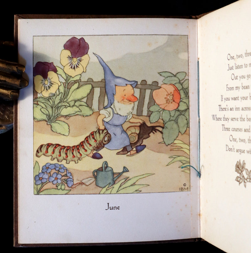 1936 Scarce First Edition - THE GNOME'S ALMANACK by Ida Bohatta.