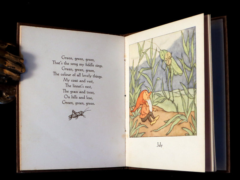 1936 Scarce First Edition - THE GNOME'S ALMANACK by Ida Bohatta.