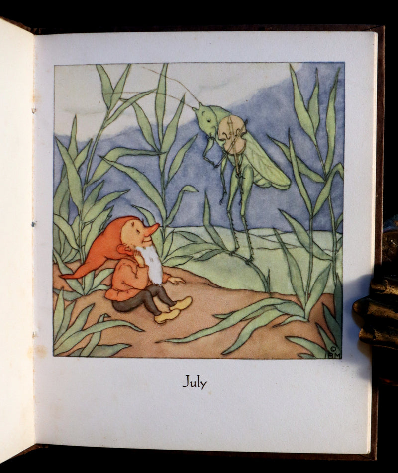 1936 Scarce First Edition - THE GNOME'S ALMANACK by Ida Bohatta.