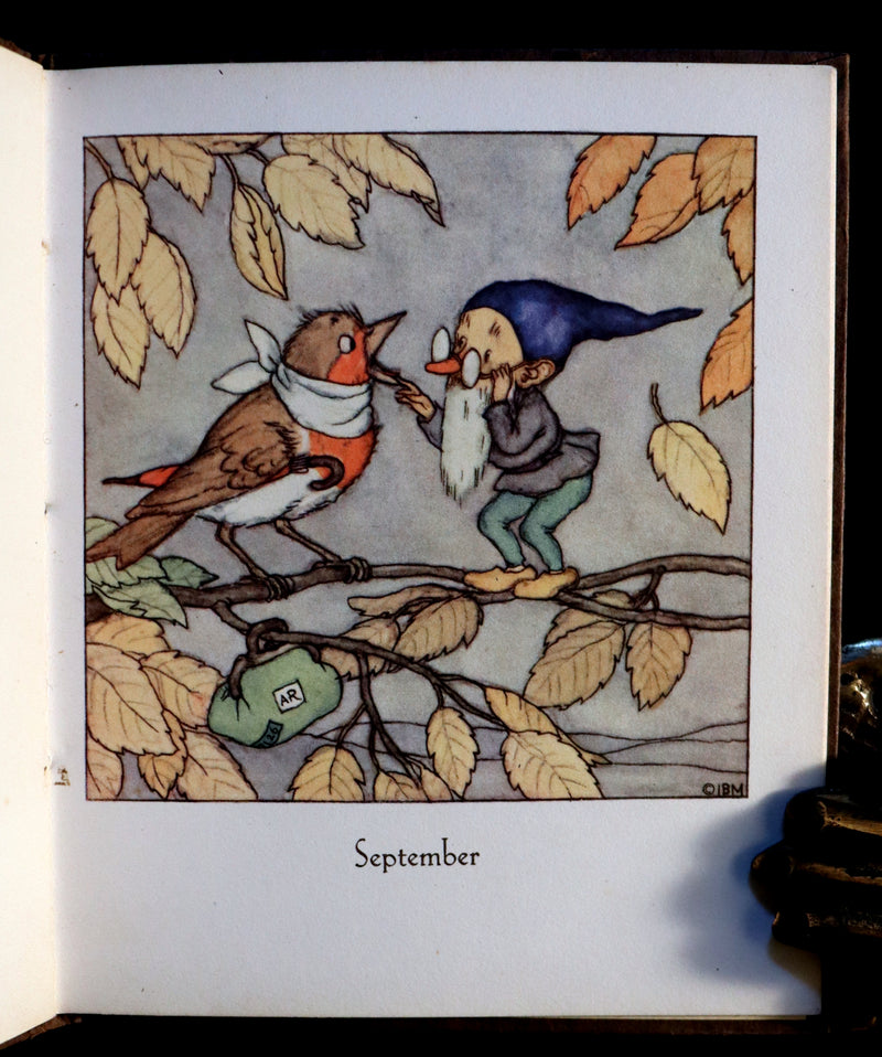 1936 Scarce First Edition - THE GNOME'S ALMANACK by Ida Bohatta.