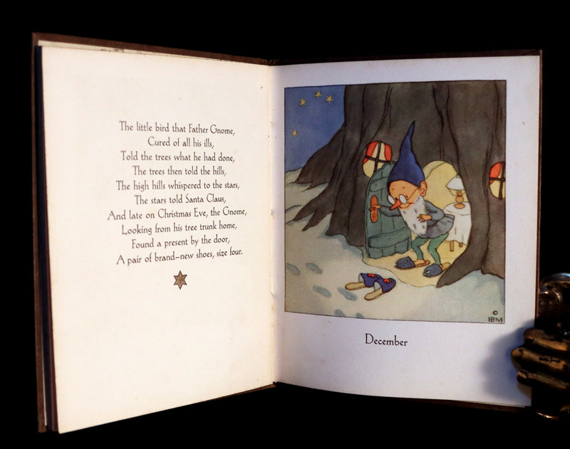 1936 Scarce First Edition - THE GNOME'S ALMANACK by Ida Bohatta.