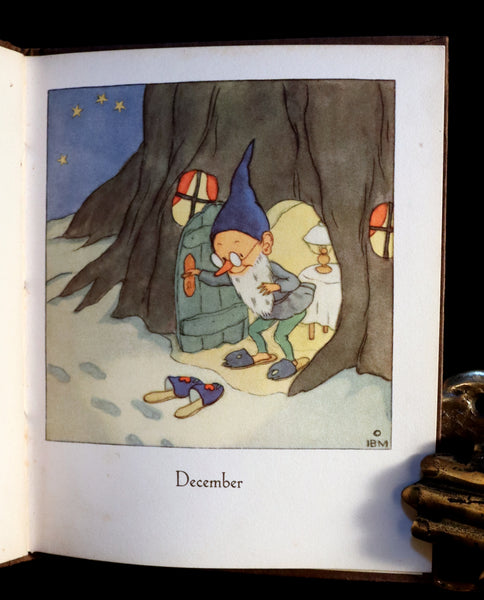 1936 Scarce First Edition - THE GNOME'S ALMANACK by Ida Bohatta.
