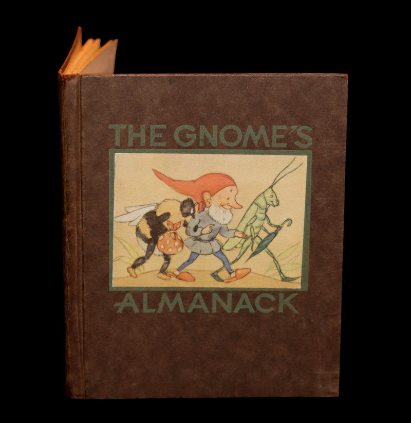 1936 Scarce First Edition - THE GNOME'S ALMANACK by Ida Bohatta.