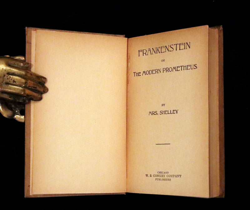 1900 Scarce Gothic Book - FRANKENSTEIN or, The Modern Prometheus by Mary Shelley.